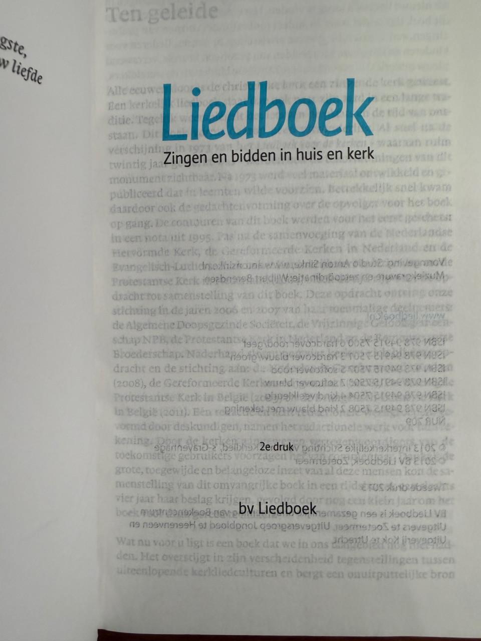 Te Koop: Liedboek