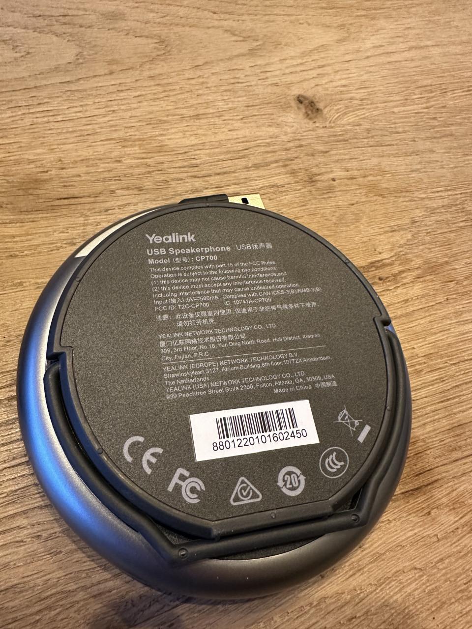 Yealink CP700 speaker/microfoon met USB en bluetooth