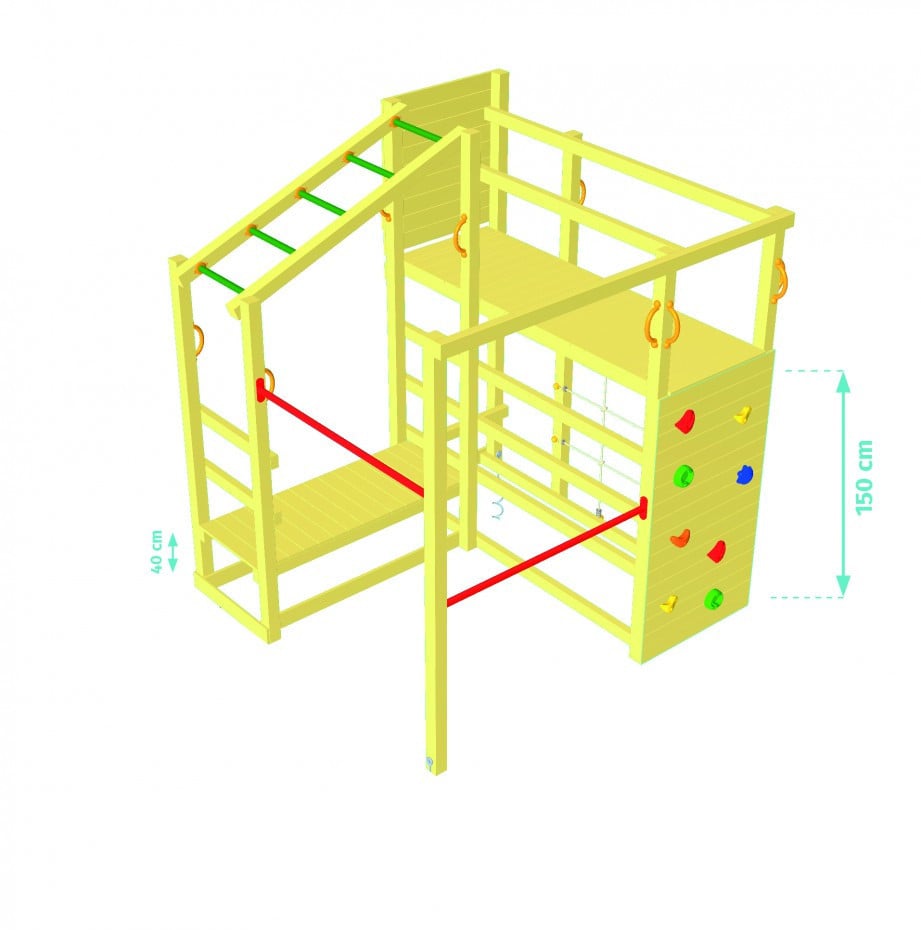 Speeltoren-Cross Fit - Blue Rabbit