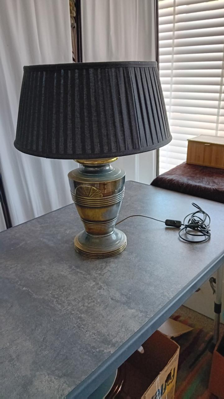 Grote schemerlamp met kap!