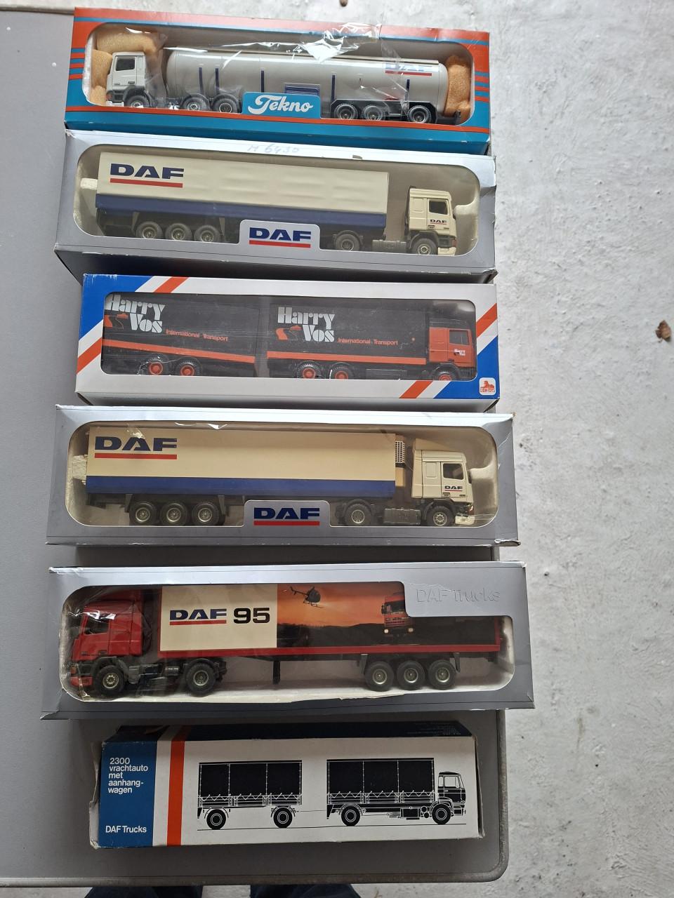 Miniatuur vrachtauto's