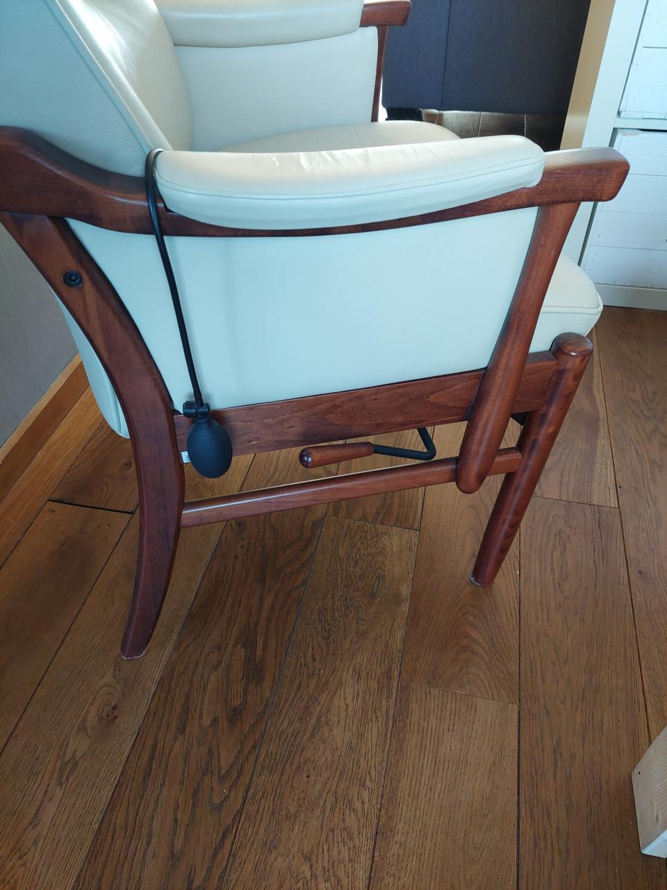 Farstrup senioren stoel, verstelbaar zit en ruggedeelte