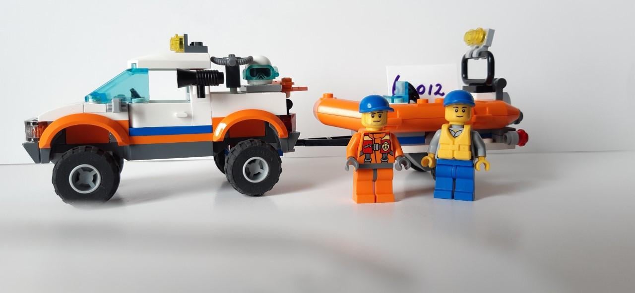 Lego 60012: 4x4 & Duikersboot + 2 minifiguren