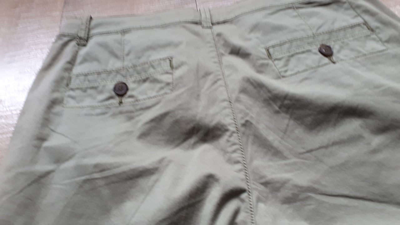 Lange dames broek, olijfgroen