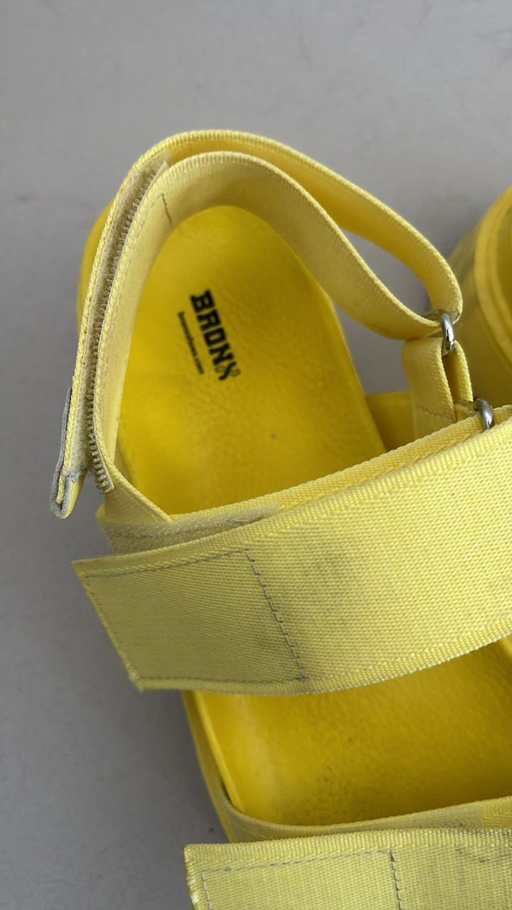 Bronx Gele Sandalen Groov y Mt 39 Bieden mag