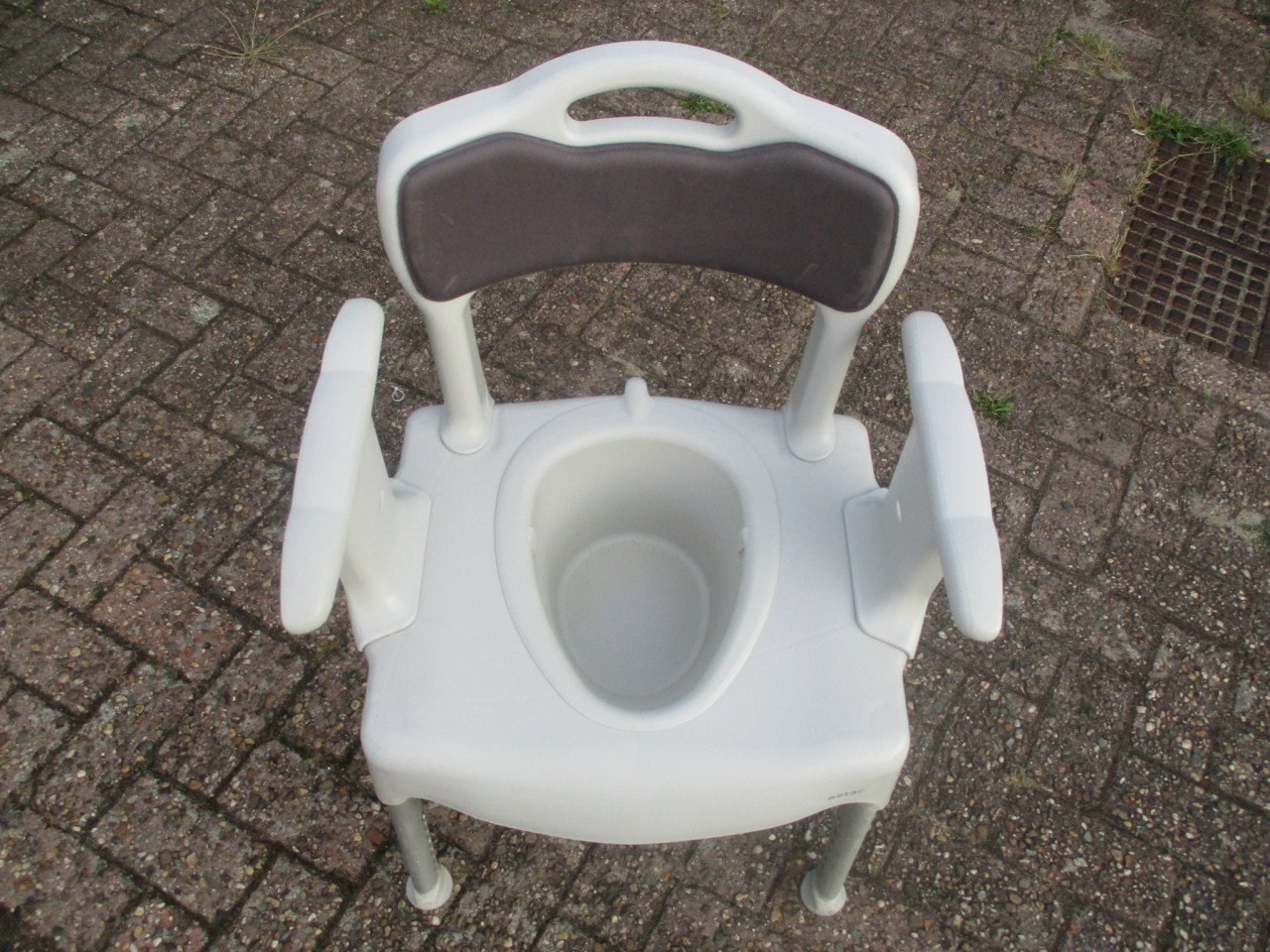 Zgan Stevige Etac douche en/of overzet toiletstoel in hoogte instelbaar