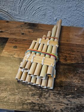 Mooi Bamboe Panfluit - Handgemaakt Muziekinstrument