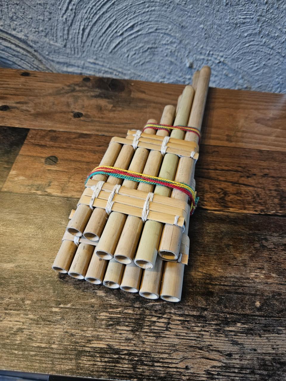 Mooi Bamboe Panfluit - Handgemaakt Muziekinstrument