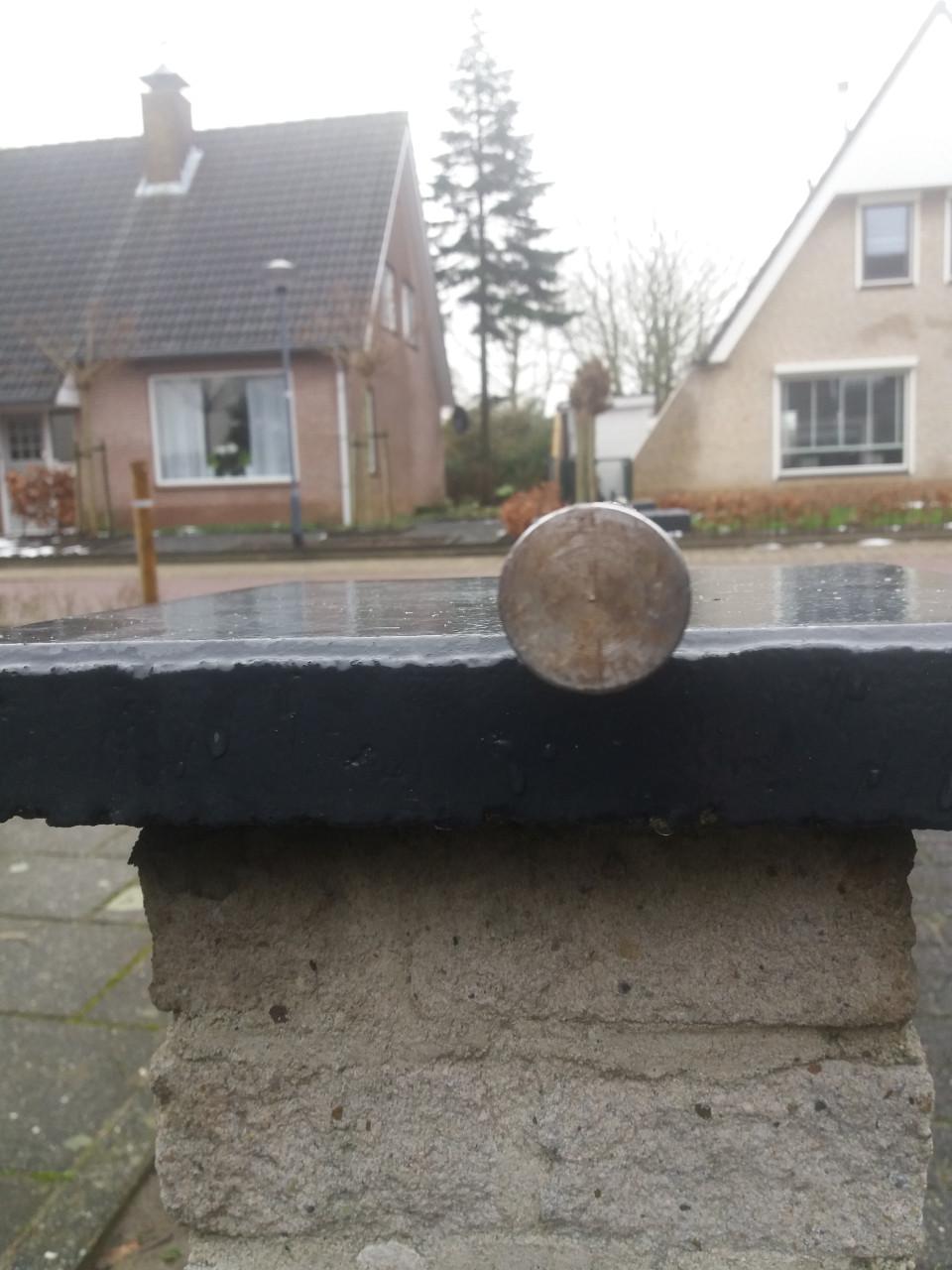 Volmetalen ijzeren staaf