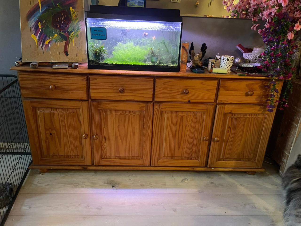 Grenen dressoir