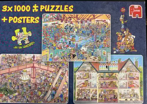 Jan van Haasteren - Combinatiedoos 3 puzzels