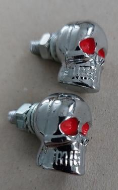 Skull Bouten Voor Kentekenplaat