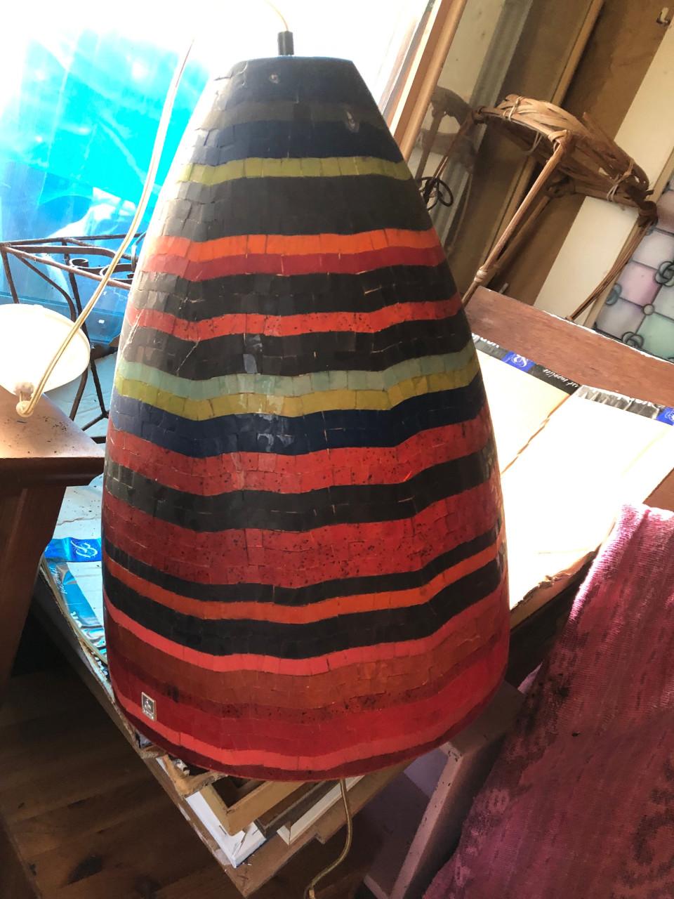 Hanglamp mozaïk "kayak"