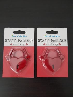 2 x slot rood hart
