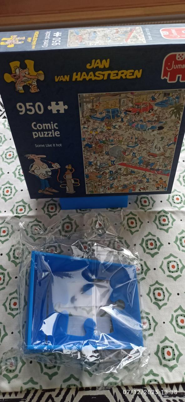 NIEUW - Houder voor puzzeldoos, puzzel deksel standaard