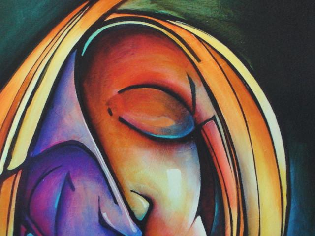" Mary " Prachtige Giclee van Michael Lang