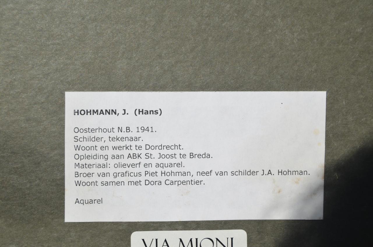 Aquarel 'Mosselschelpen' Hans Hohmann 2007