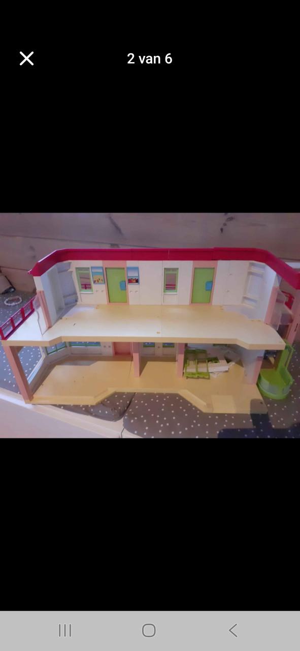 Playmobil,  boot, hotel, 2 dozen los, niet compleet!