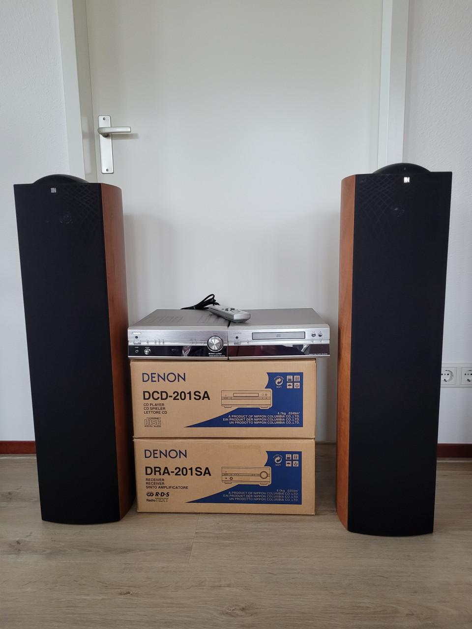 Stereo set met Boxen
