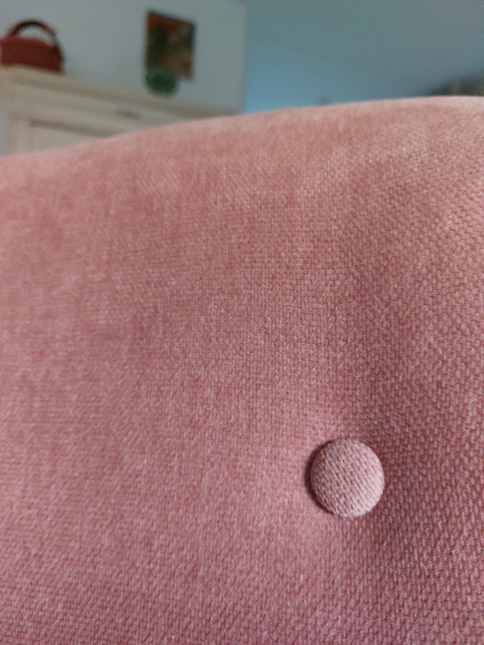 Roze fauteuil