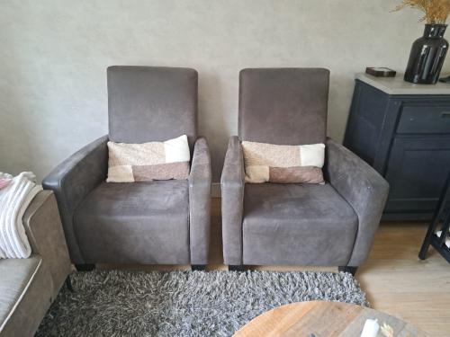 Mooie fauteuils antraciet