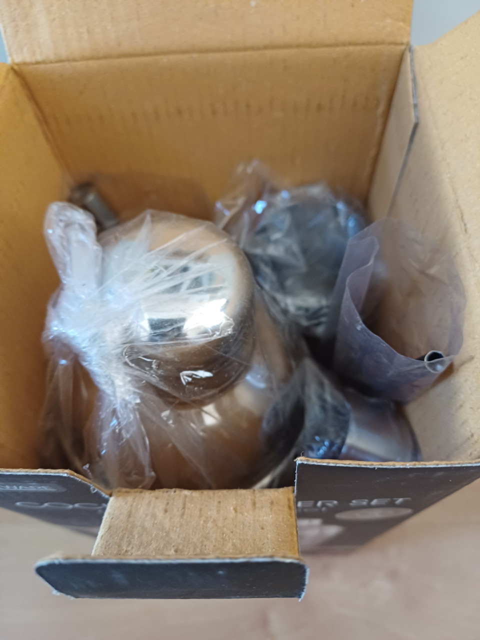 NIEUW:Excellent Houseware rvs cocktailshakerset 5-delig