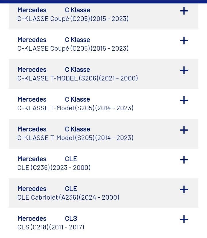 K&N luchtfilter Mercedes (NIEUW) 33-3068