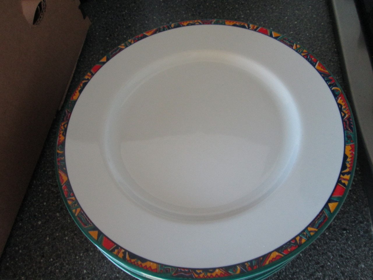 Set van 6 dinerborden