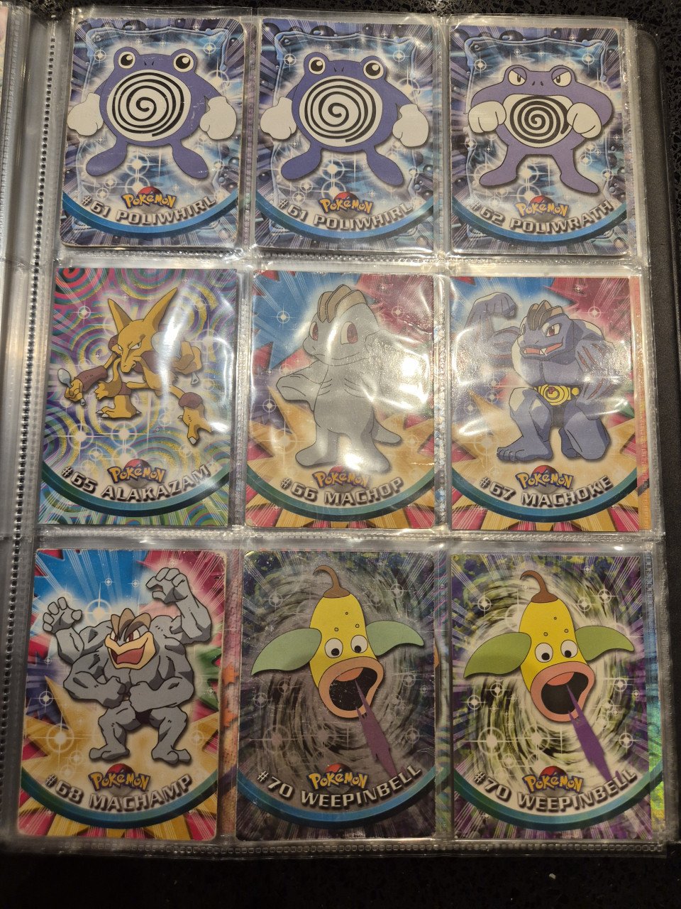 Oude pokemon verzameling 1999