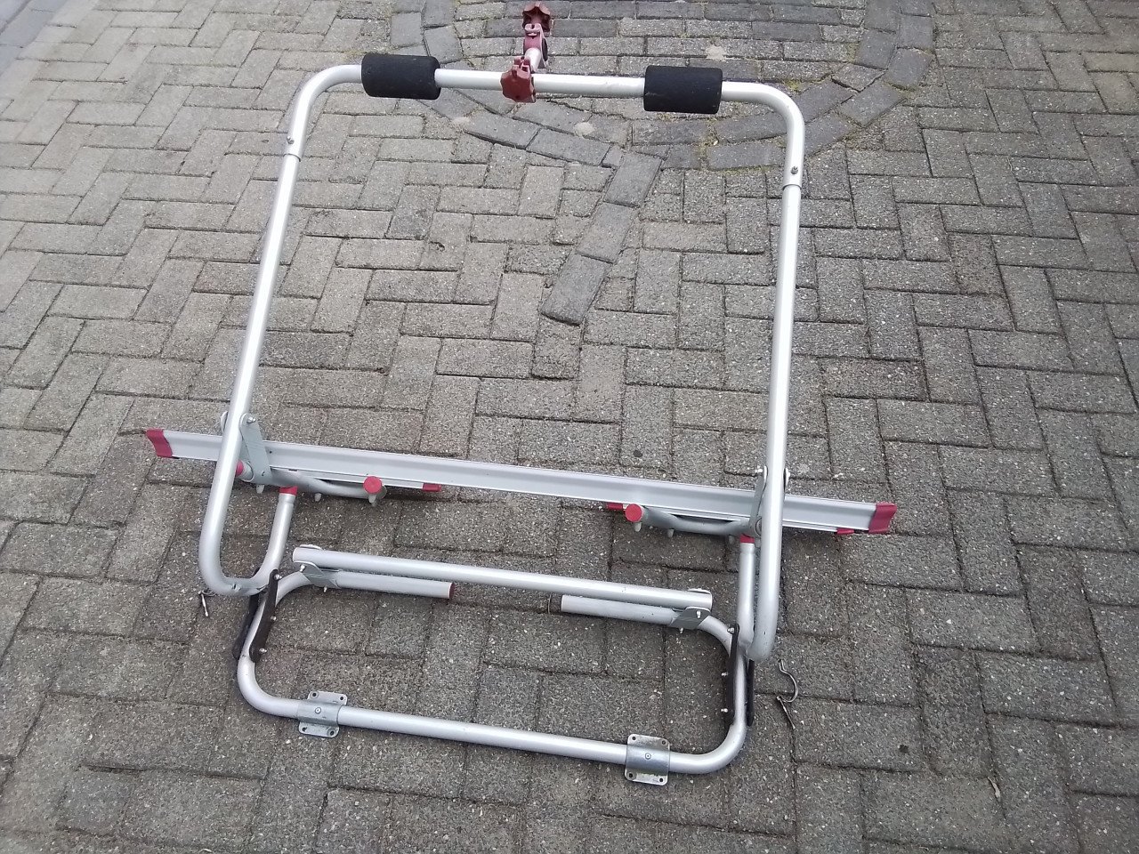 Fietsdrager voor op dissel caravan