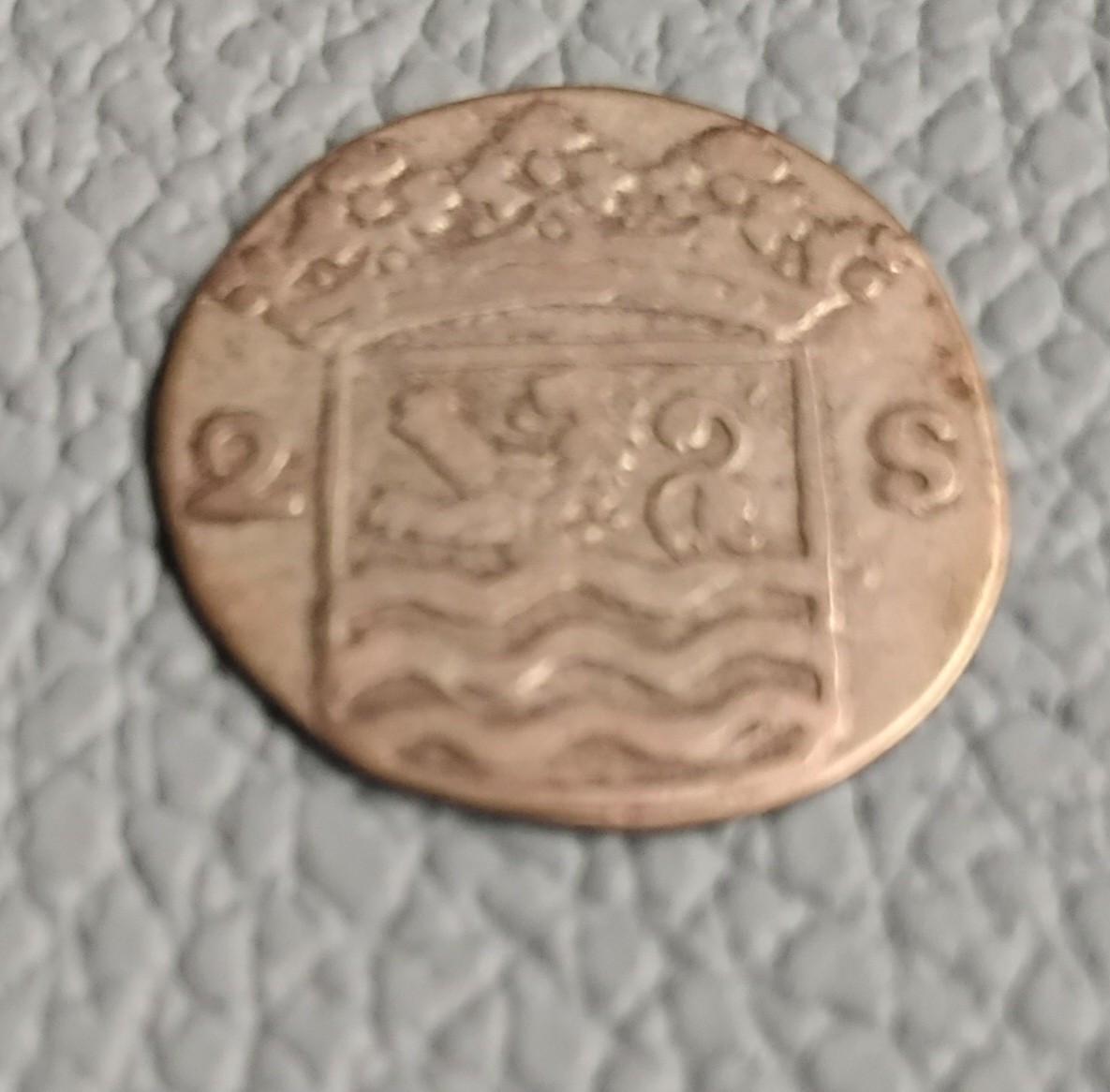 1731 / ZILVER / Dubbele Wapenstuiver Zeeland