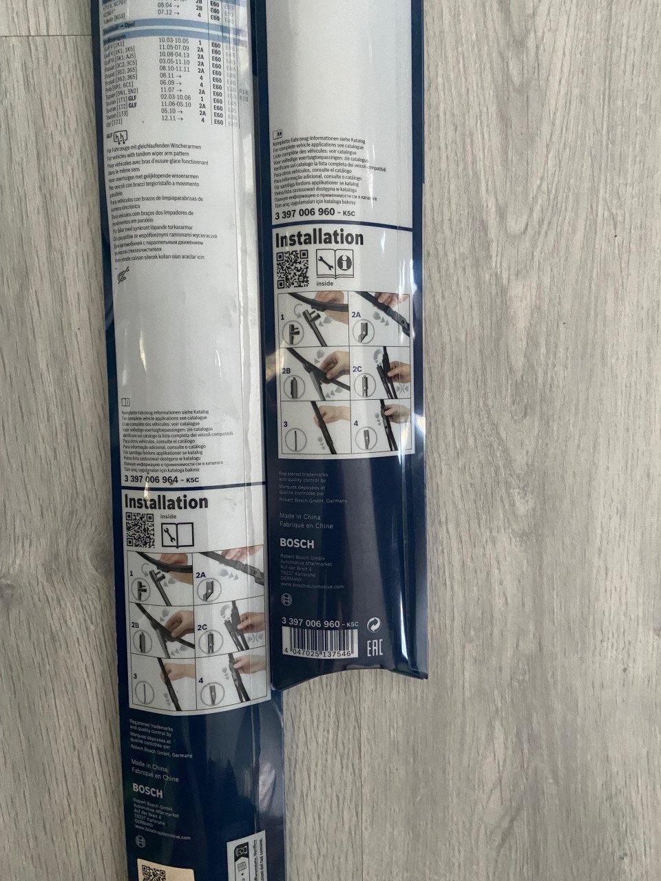 Tekoop BOSCH RUITENWISSERS NIEUW