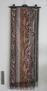 Sjaal bruin dierenrint