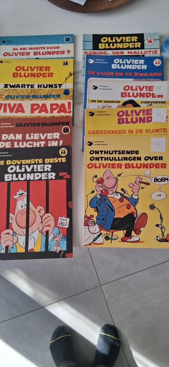 Olivier Blunder stripboeken.