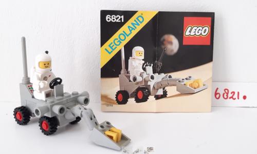 Lego Classic Space 6821: space shovel, ruimte voertuig met astronaut
