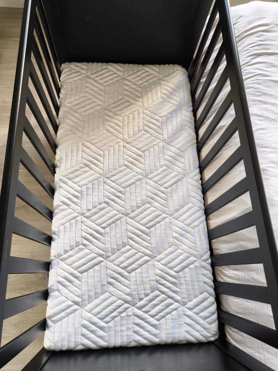 Ledikant mat zwart 60x120 incl matrasje