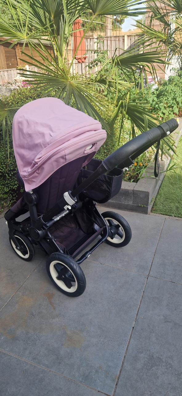Bugaboo Donkey All Black – duo kinderwagen 💙🩷