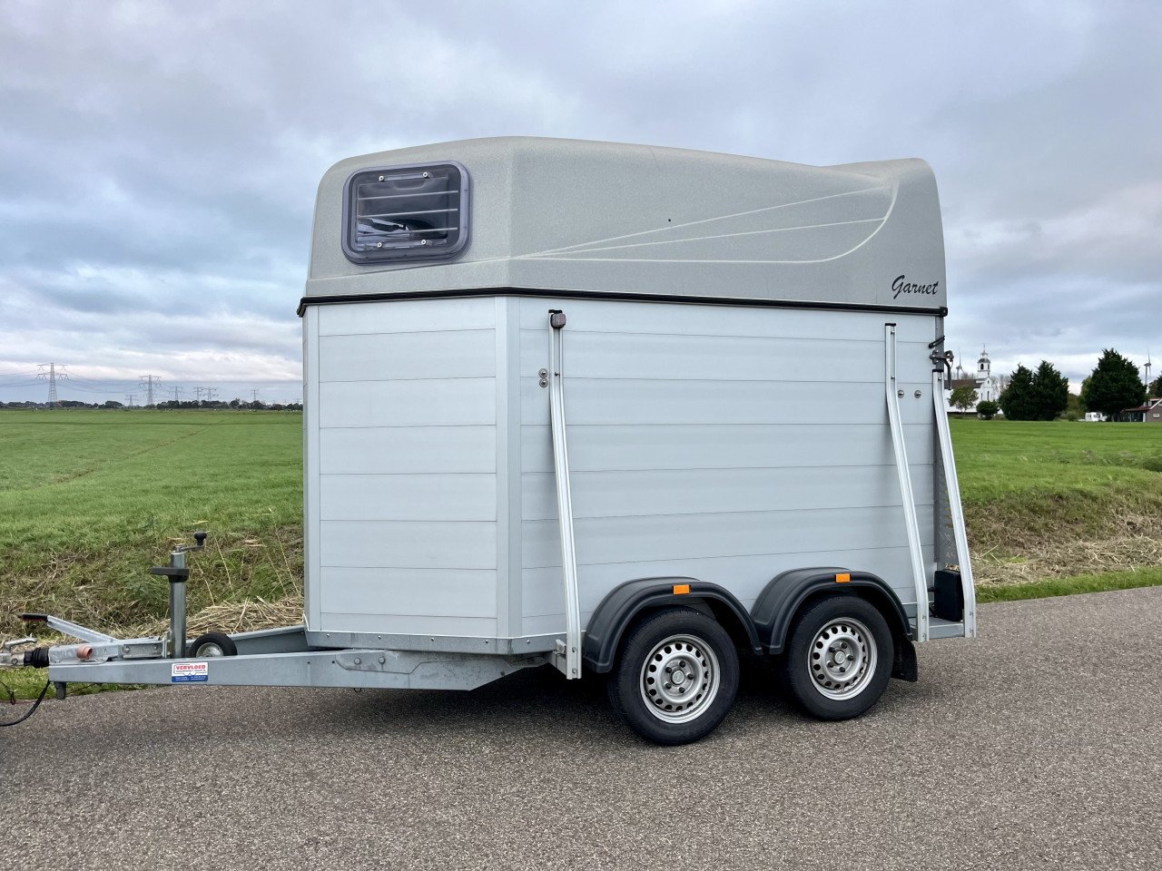 Lichtgewicht volledig aluminium 1,5 paards trailer