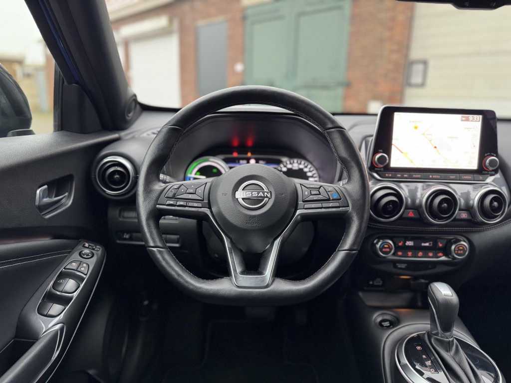 Nissan Juke 1.6 hybrid tekna sound + cold pack | leder | stuur- + stoelverw