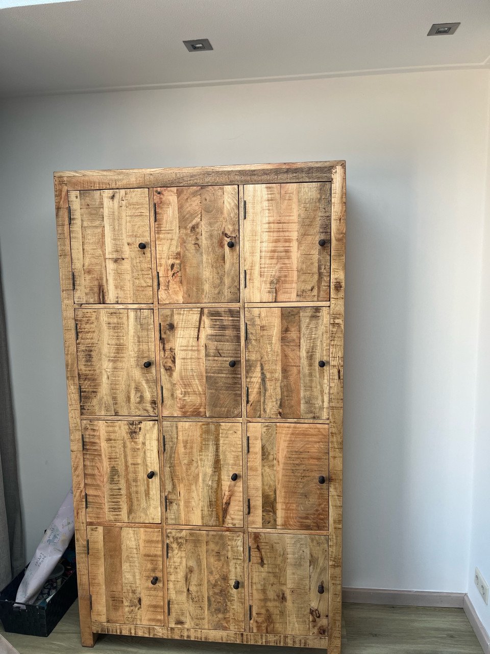 Massief mango houten vakkenkast