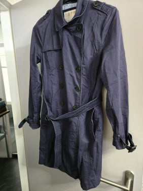 Trenchcoat van Esprit Maat 36 Donkerblauw