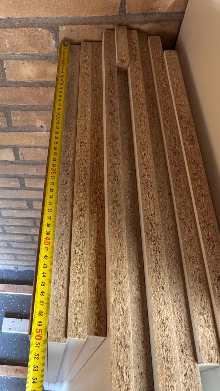 18mm spaanplaat meubelpaneel (wit), diverse maten