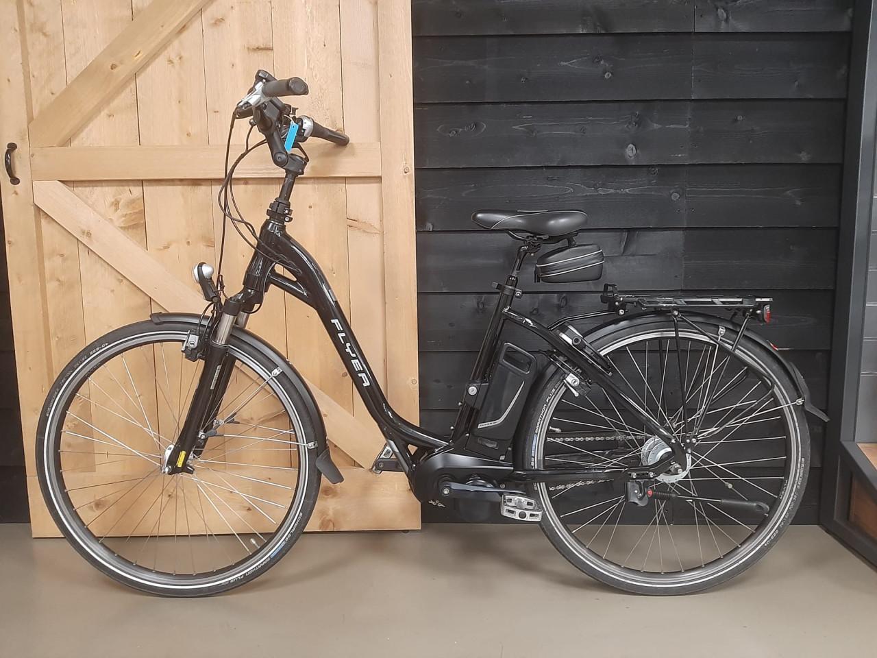 Zeer mooie Flyer T+ met lage instap en Panasonic middenmotor