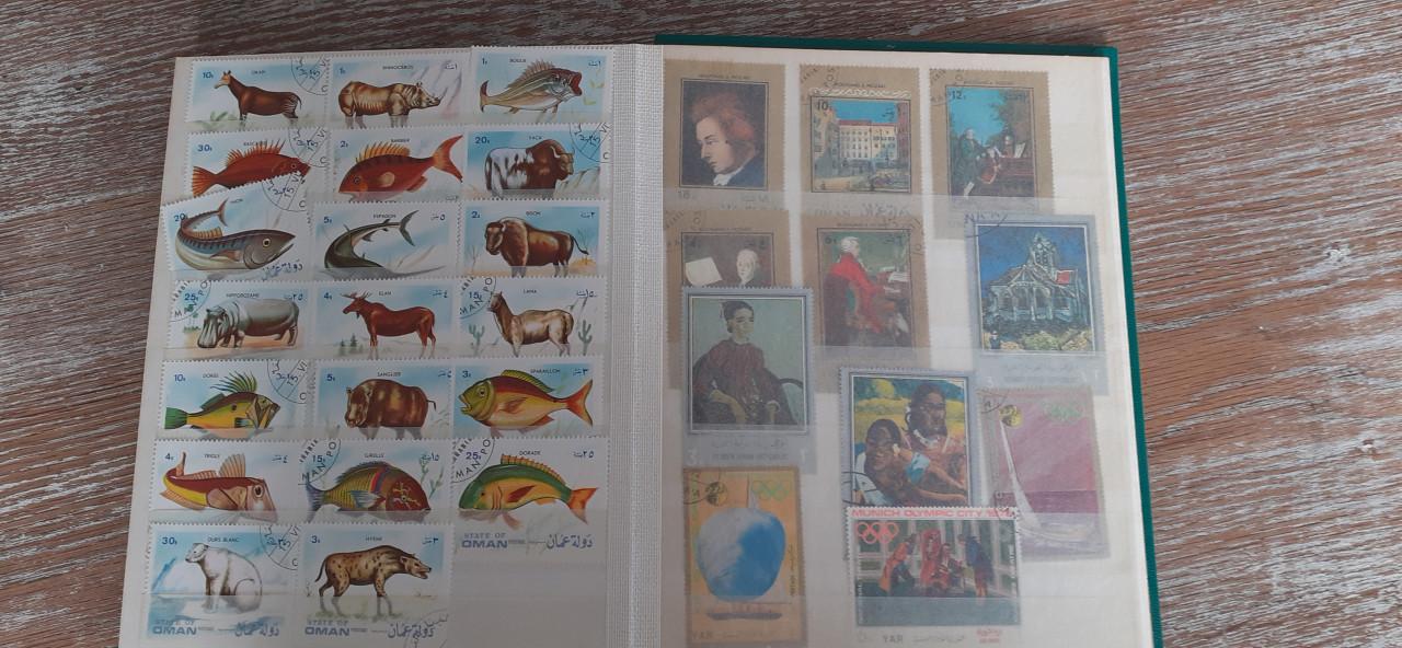 Postzegel album met postzegels