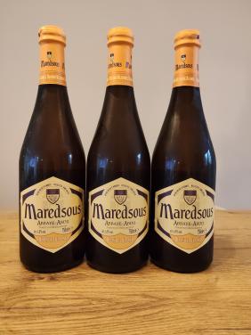3 flessen Maredsous Blond bier in 75cl flessen