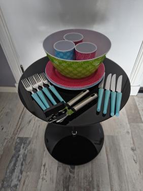 Blauw/rood/groen set