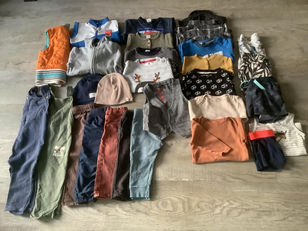 Kledingpakket Jongens maat 86 - 29 stuks