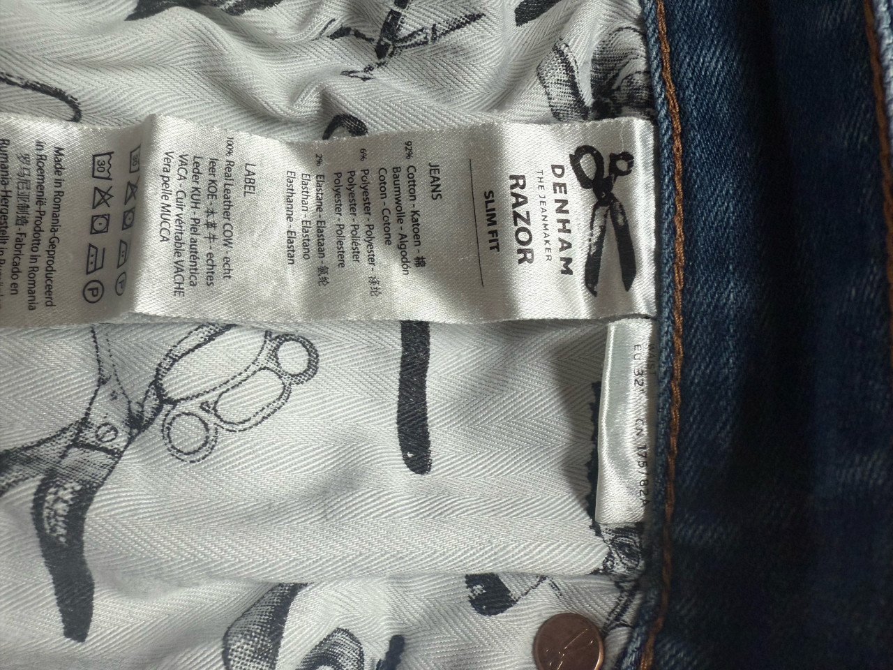 Denham Jeans waist 32” 5 stuks