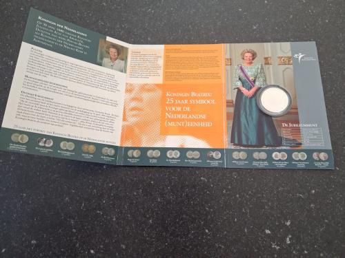 Zilveren tientje Beatrix