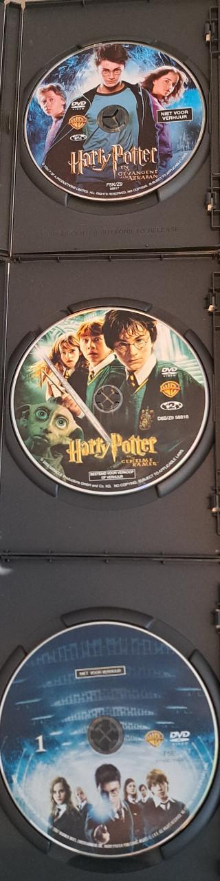 6 DVD's van Harry Potter